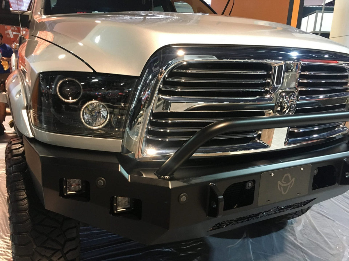 Dodge RAM 1500 09-19 &amp; 2500/3500 10-18 Projector Headlights CCFL Halos &amp; DRL Smoked/Black