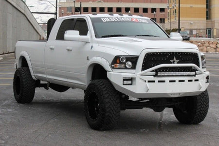 Dodge RAM 1500 09-19 &amp; 2500/3500 10-18 Projector Headlights CCFL Halos &amp; DRL Smoked/Black