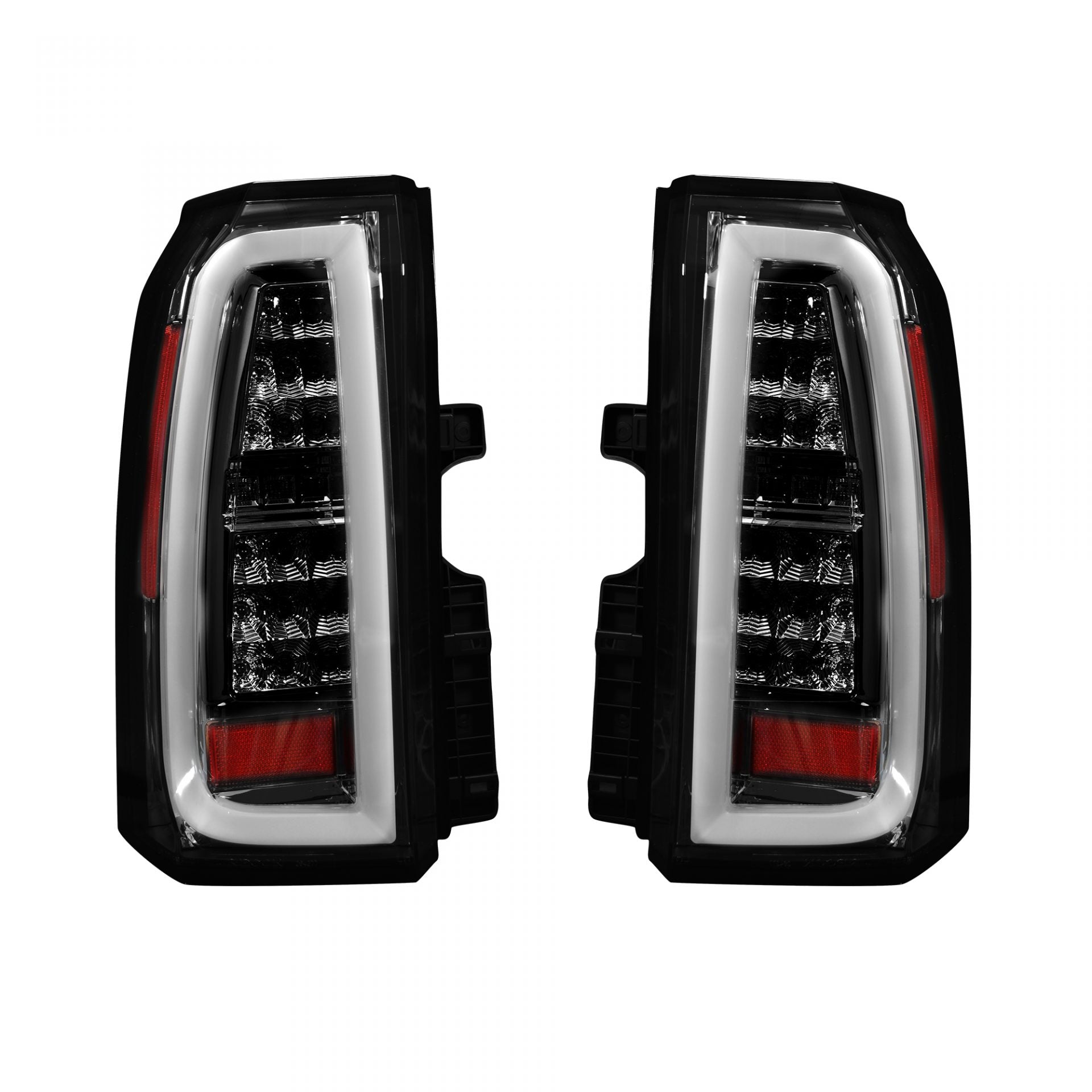 Chevy Tahoe &amp; Suburban 15-19 OLED Bar-Style LED TAIL LIGHTS - Clear Lens