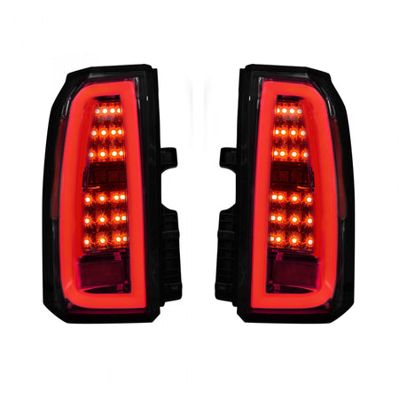 Chevy Tahoe &amp; Suburban 15-19 OLED Bar-Style LED TAIL LIGHTS - Clear Lens