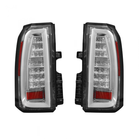 Chevy Tahoe &amp; Suburban 15-19 OLED Bar-Style LED TAIL LIGHTS - Clear Lens