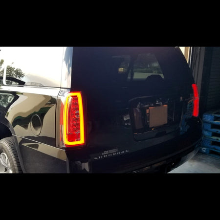 Chevy Tahoe &amp; Suburban 15-19 OLED Bar-Style LED TAIL LIGHTS - Clear Lens