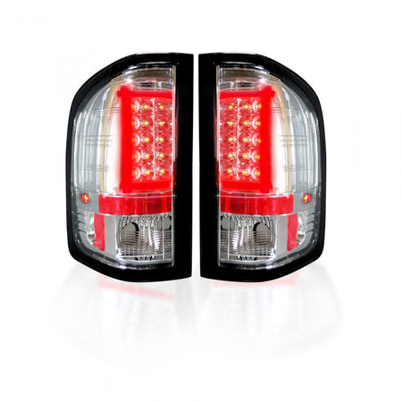 Chevy Silverado Single-Wheel 07-13/Dually 07-14 &amp; GMC Sierra 07-14 Tail Lights OLED Clear