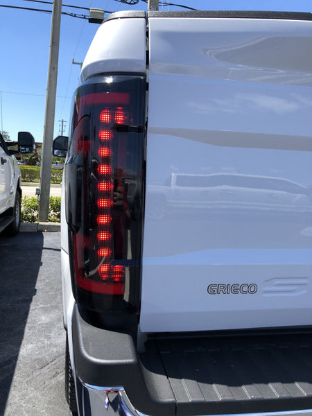 Ford Super Duty F250/350/450/550 17-19 (Replaces OEM LED) Tail Lights OLED in Clear