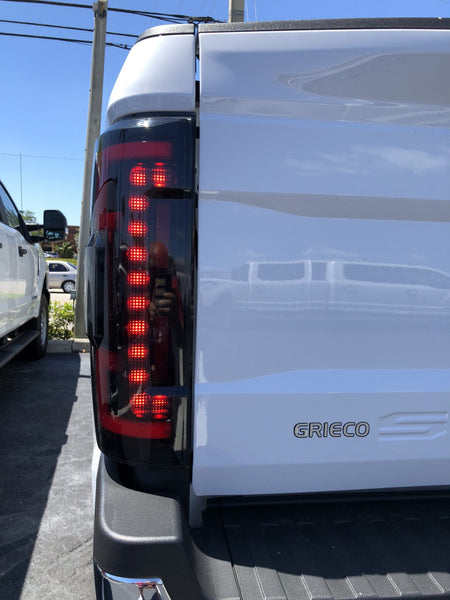 Ford Super Duty F250/350/450/550 17-19 (Replaces OEM LED) Tail Lights OLED in Clear