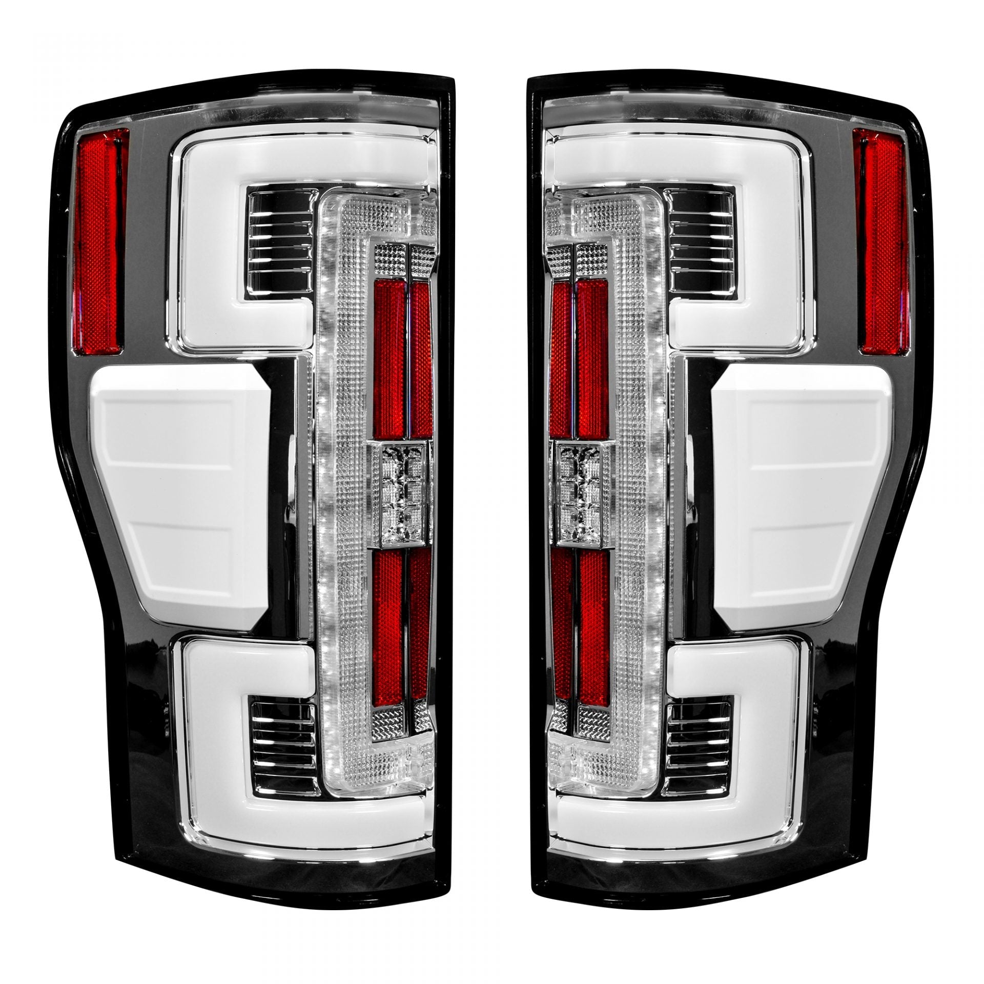 Ford Super Duty F250/350/450/550 17-19 Tail Lights OLED Clear
