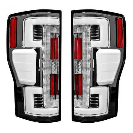 Ford Super Duty F250/350/450/550 17-19 Tail Lights OLED Clear