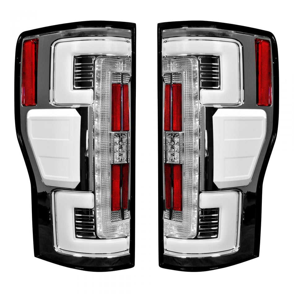 Ford Super Duty F250/350/450/550 17-19 Tail Lights OLED Clear