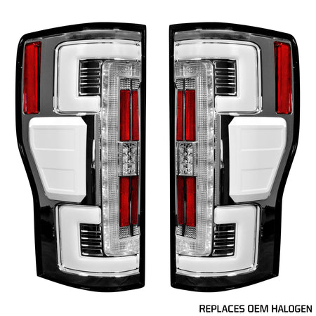 Ford Super Duty F250/350/450/550 17-19 Tail Lights OLED in Smoked