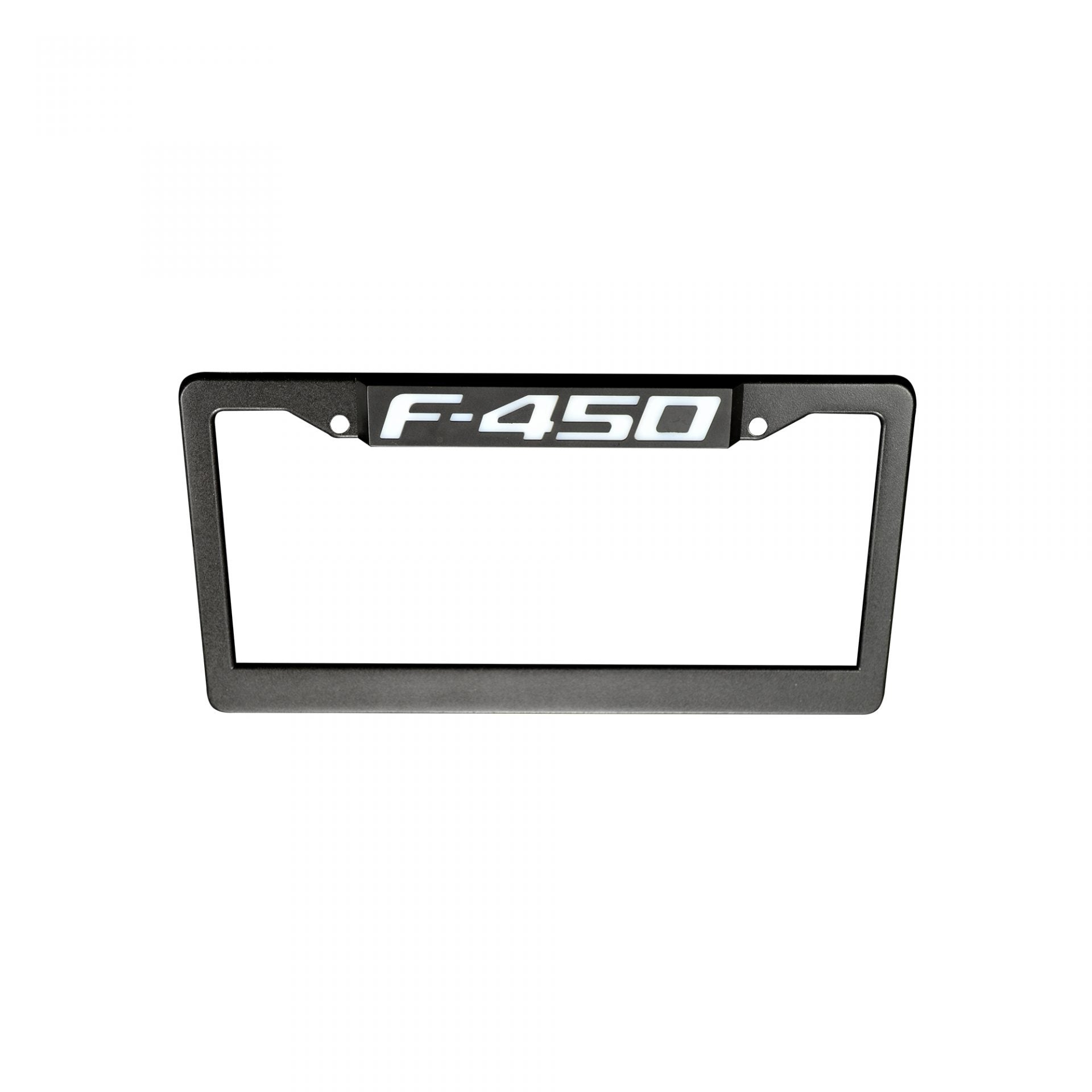 Ford F350 RED LED License Plate Frame in Black Billet Aluminum