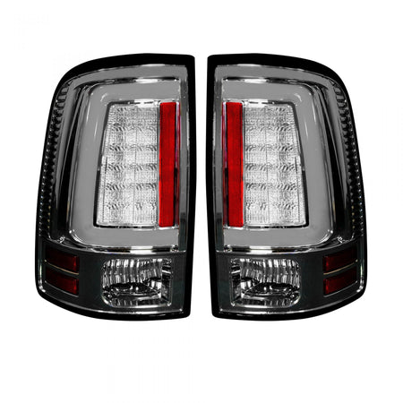 Dodge RAM 1500 09-18 &amp; 2500/3500 10-18 (Replaces OEM Halogen) Tail Lights OLED in Red