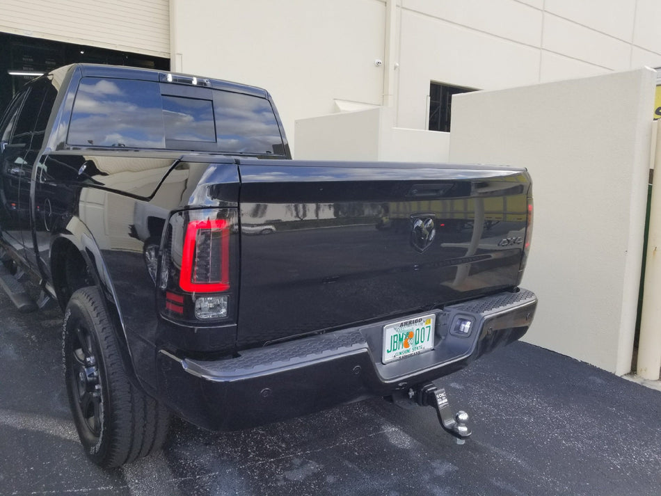Dodge RAM 1500 09-18 &amp; 2500/3500 10-18 (Replaces OEM Halogen) Tail Lights OLED in Red