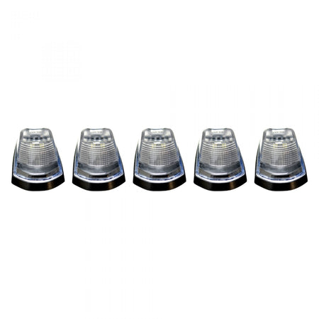 Ford Super Duty 17-19 5 Piece Cab Lights LED Clear Lens in Amber