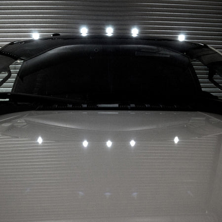 Ford Super Duty 17-19 5 Piece Cab Lights LED Clear Lens in Amber