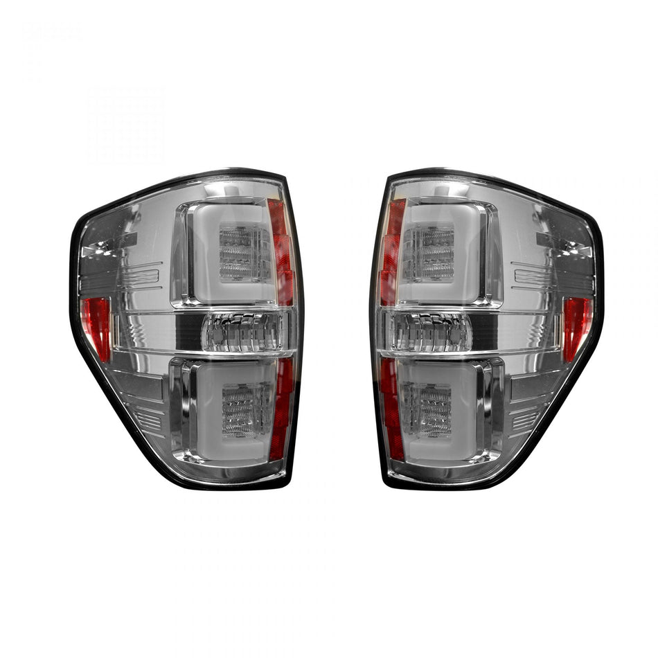Ford F150 &amp; RAPTOR 09-14 OLED TAIL LIGHTS - Clear Lens