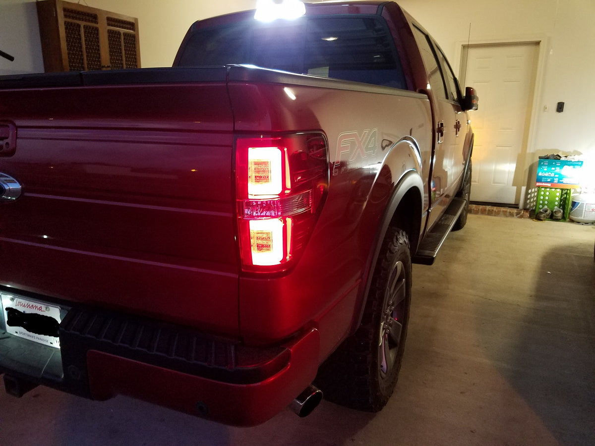 Ford F150 &amp; Raptor 09-14 Tail Lights OLED in Smoked