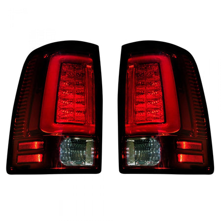 Dodge RAM 1500 09-18 &amp; 2500/3500 10-18 (Replaces OEM Halogen) Tail Lights OLED in Red