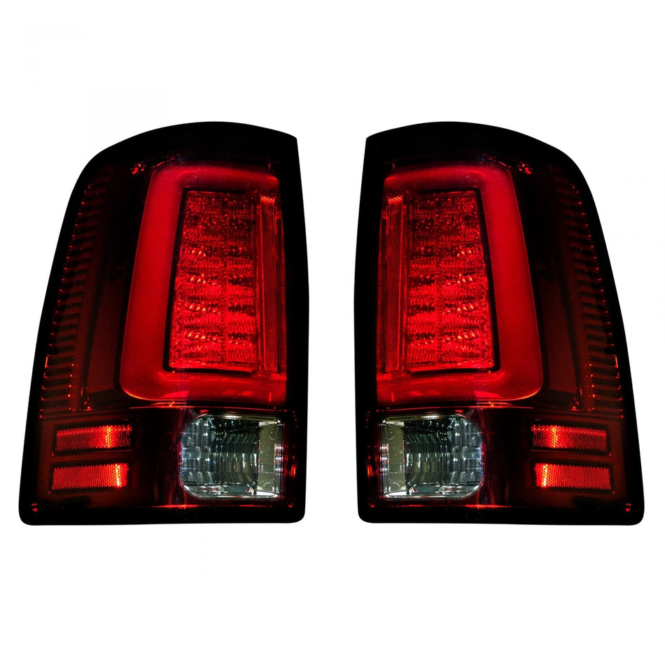 Dodge RAM 1500 09-18 &amp; 2500/3500 10-18 (Replaces OEM Halogen) Tail Lights OLED in Red