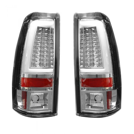 Chevy Silverado &amp; GMC Sierra 99-07 Tail Lights OLED in Clear