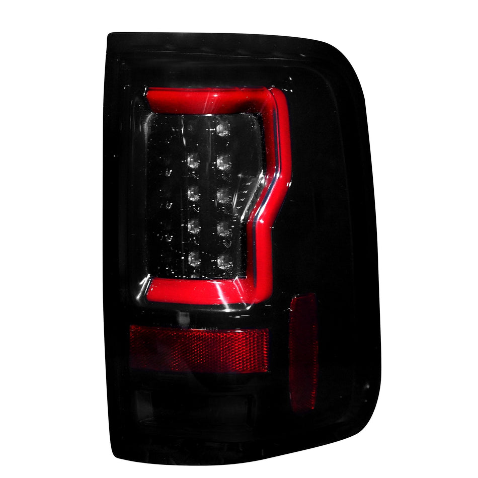 Ford F150 04-08 Straight Tail Lights OLED in Smoked