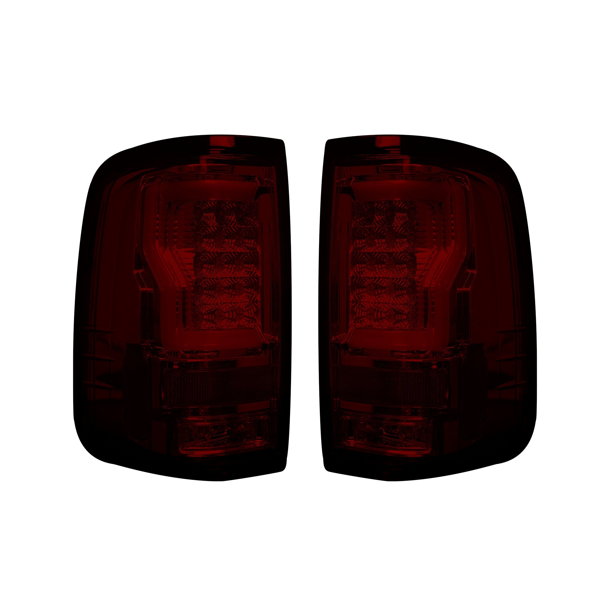 Ford F150 04-08 Straight aka "Style" Side OLED TAIL LIGHTS - Red Lens