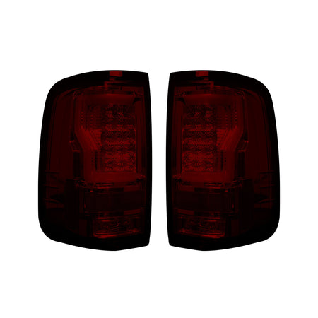 Ford F150 04-08 Straight aka "Style" Side OLED TAIL LIGHTS - Red Lens