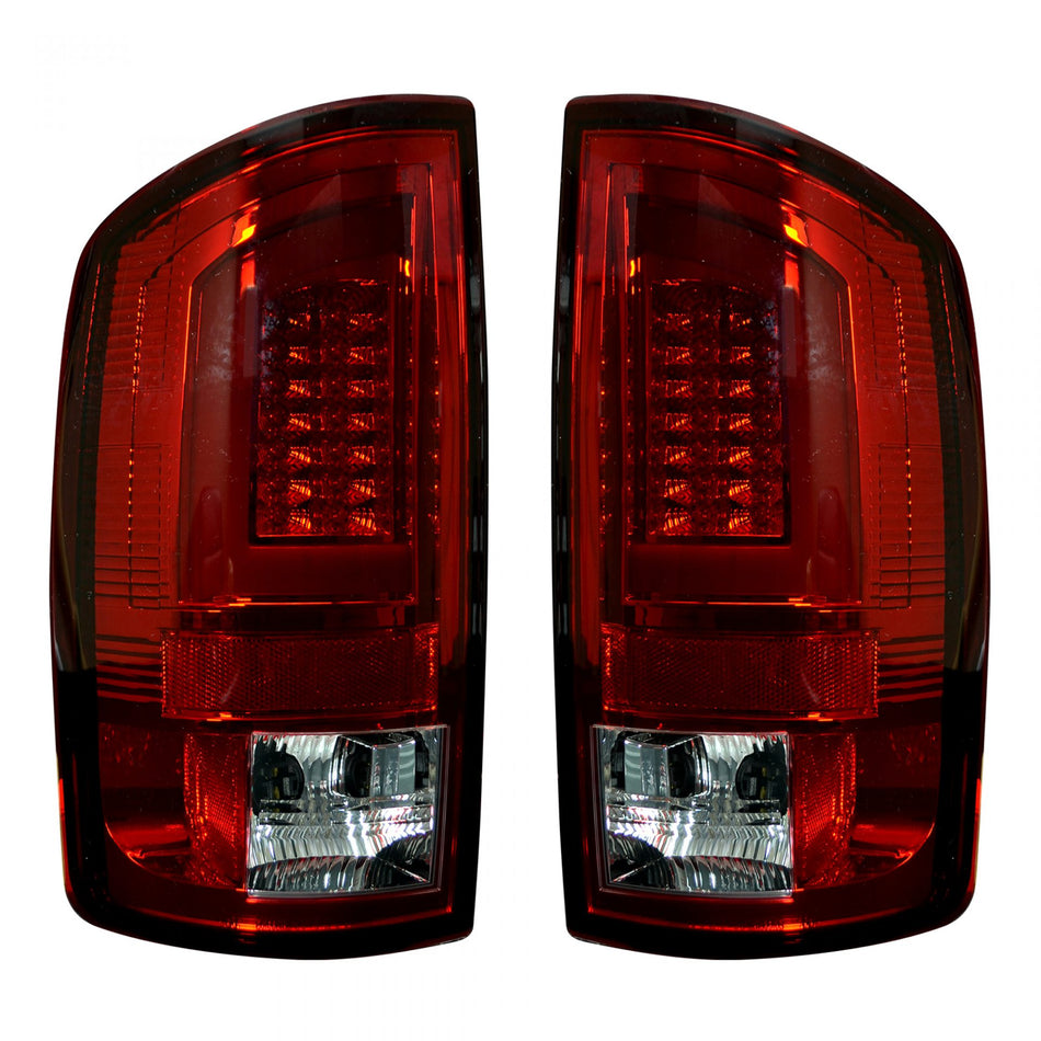 Dodge 07-08 RAM 1500 &amp; 07-09 RAM 2500/3500 OLED TAIL LIGHTS - Red Lens