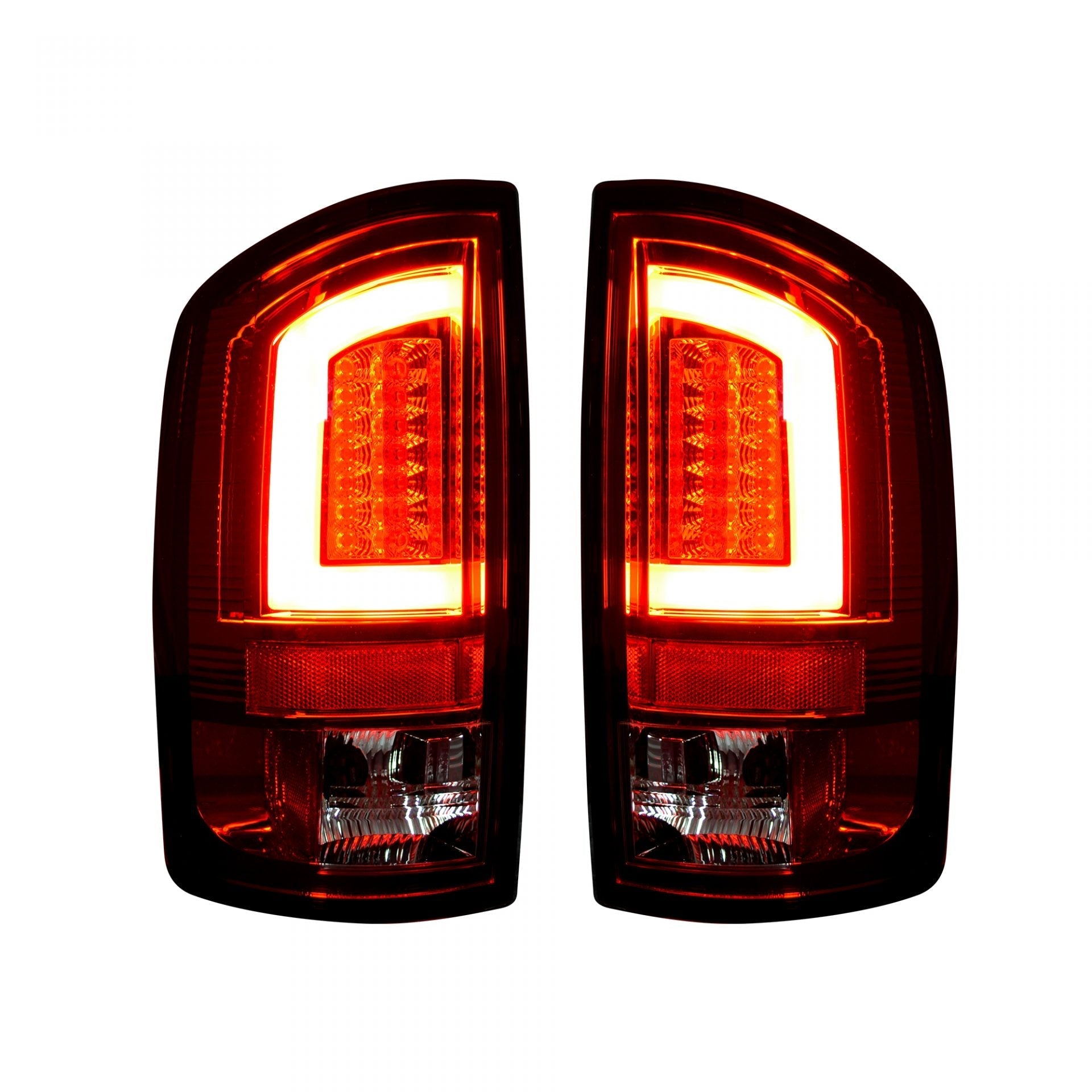 Dodge RAM 02-06 1500 &amp; 2500/3500 03-06 Tail Lights OLED in Smoked