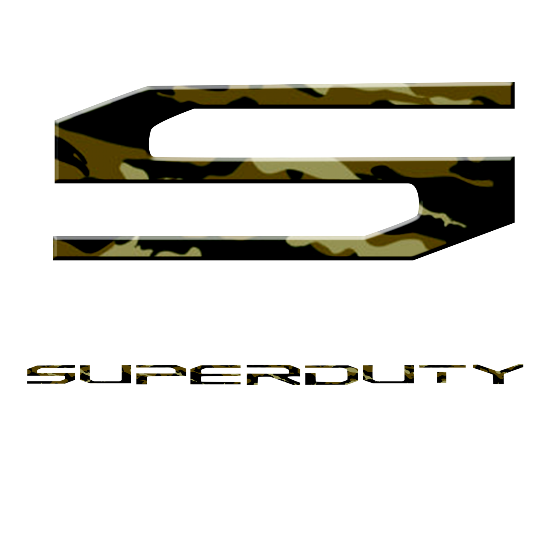 17-19 SUPERDUTY Raised Logo Acrylic Emblem Insert 3-Piece Kit for Hood, Tailgate, &amp; Interior WHITE