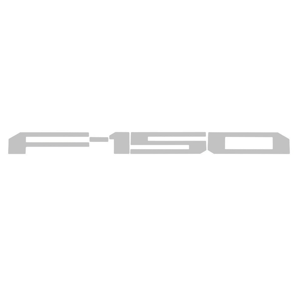 Ford F150 18-20 1-Piece Rear TAILGATE Acrylic Emblem Insert in White