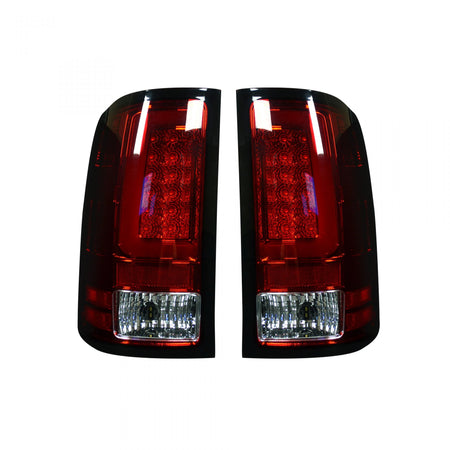 GMC Sierra 07-13 Tail Lights OLED in Smoked
