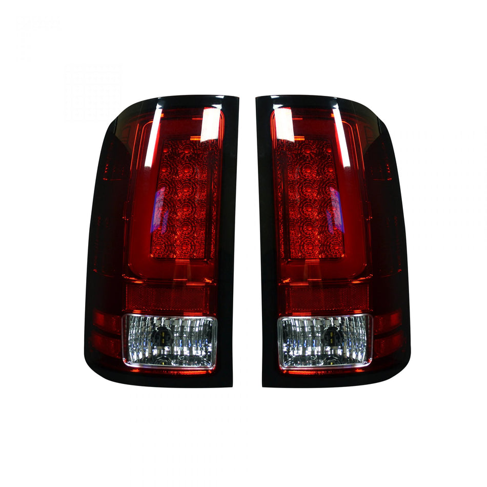 GMC Sierra 07-13 Tail Lights OLED in Smoked