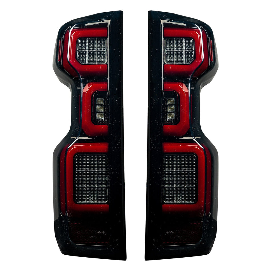 Chevrolet Silverado 2500/3500 20-23 (Replaces OEM Halogen) Tail Lights OLED Smoked