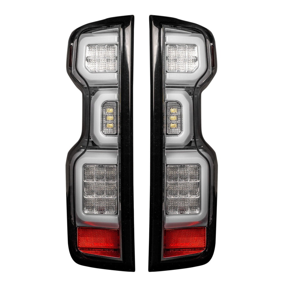 Chevrolet Silverado 2500/3500 20-23 Replaces OEM Halogen Tail Lights OLED Clear
