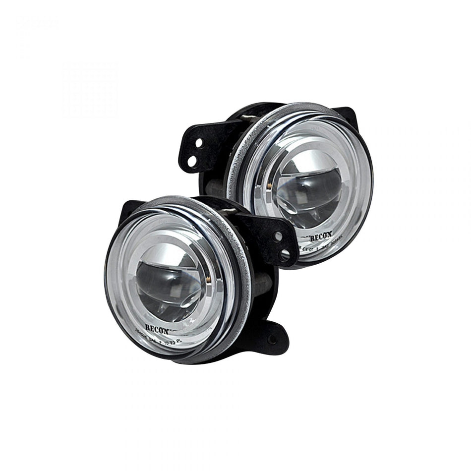 Jeep Wrangler 07-18 2-Piece Fog Lights Set I Clear & Chrome