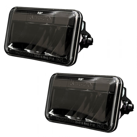 Ford Super Duty 15-19 &amp; 17-19 LED 2-Piece Fog Lights Set in Smoked &amp; Black