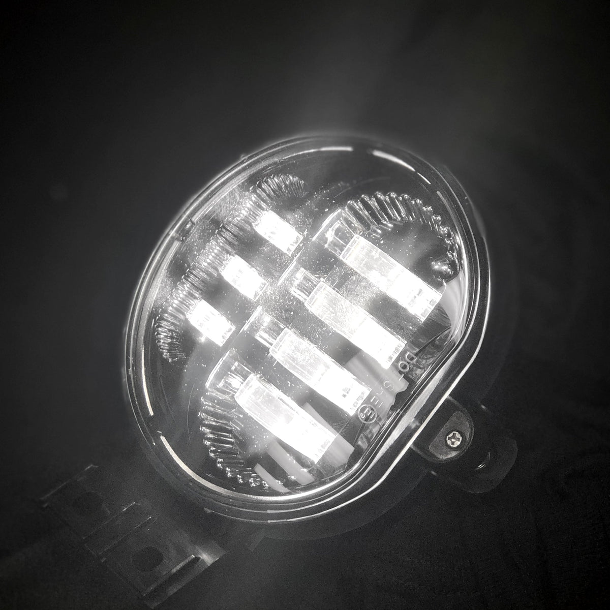 Dodge Ram 1500 02-08 &amp; 2500/3500 03-09 2-Piece LED Fog Lights Set in Smoked &amp; Black