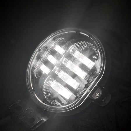 Dodge Ram 1500 02-08 &amp; 2500/3500 03-09 2-Piece LED Fog Lights Set in Smoked &amp; Black