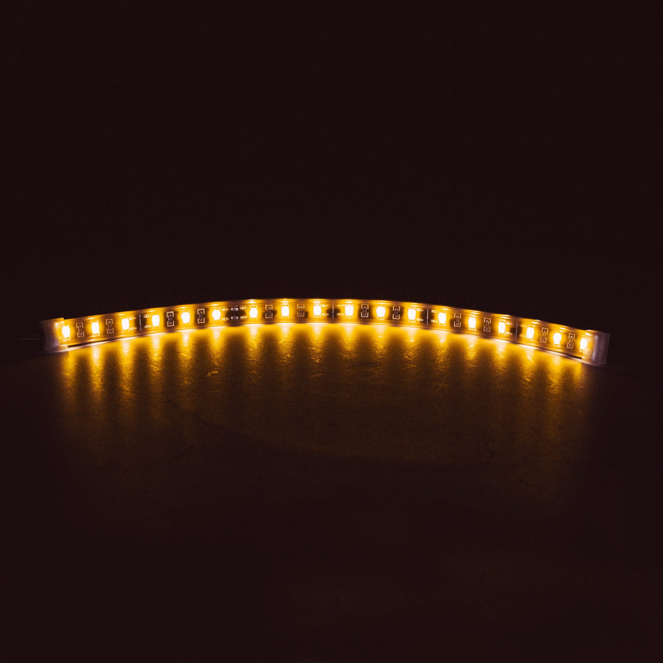 12" Flexible IP68 Waterproof Ultra High Power Flexible Light Strips CREE LED Amber