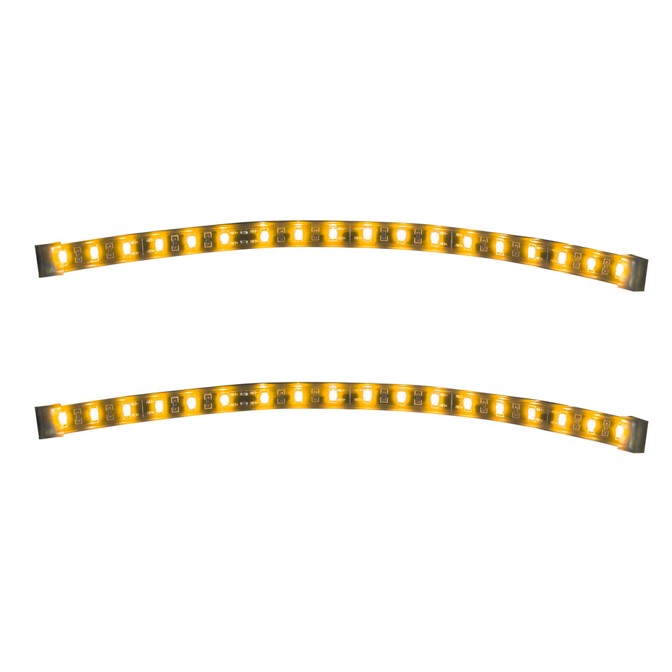 12" Flexible IP68 Waterproof Ultra High Power Flexible Light Strips CREE LED Amber
