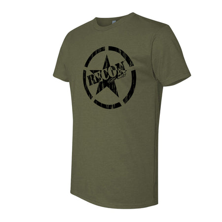 Short Sleeve Army Star - Military Green