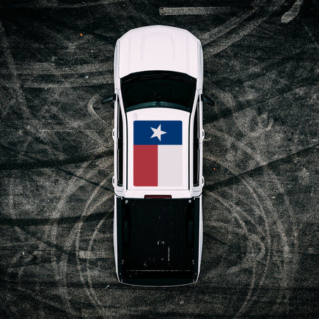 Roof Vinyl Wrap - Texas Flag