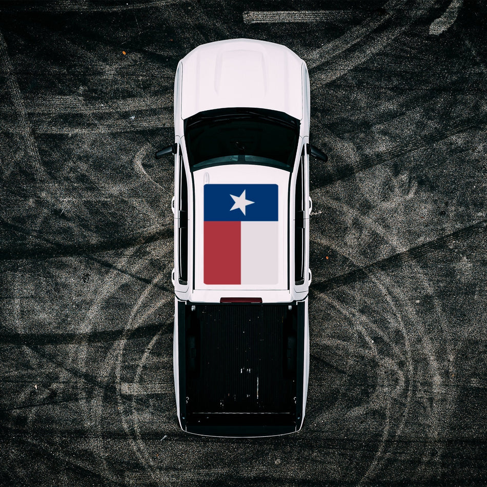 Roof Vinyl Wrap - Texas Flag