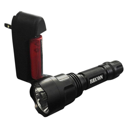 900 Lumen Flashlight LED in Black