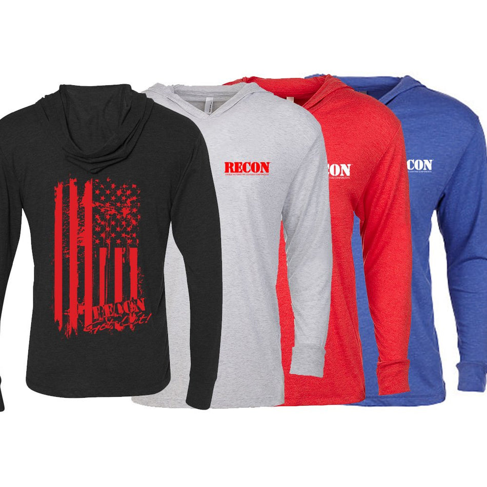 Long Sleeve | RECON American Flag Logo Hoodie