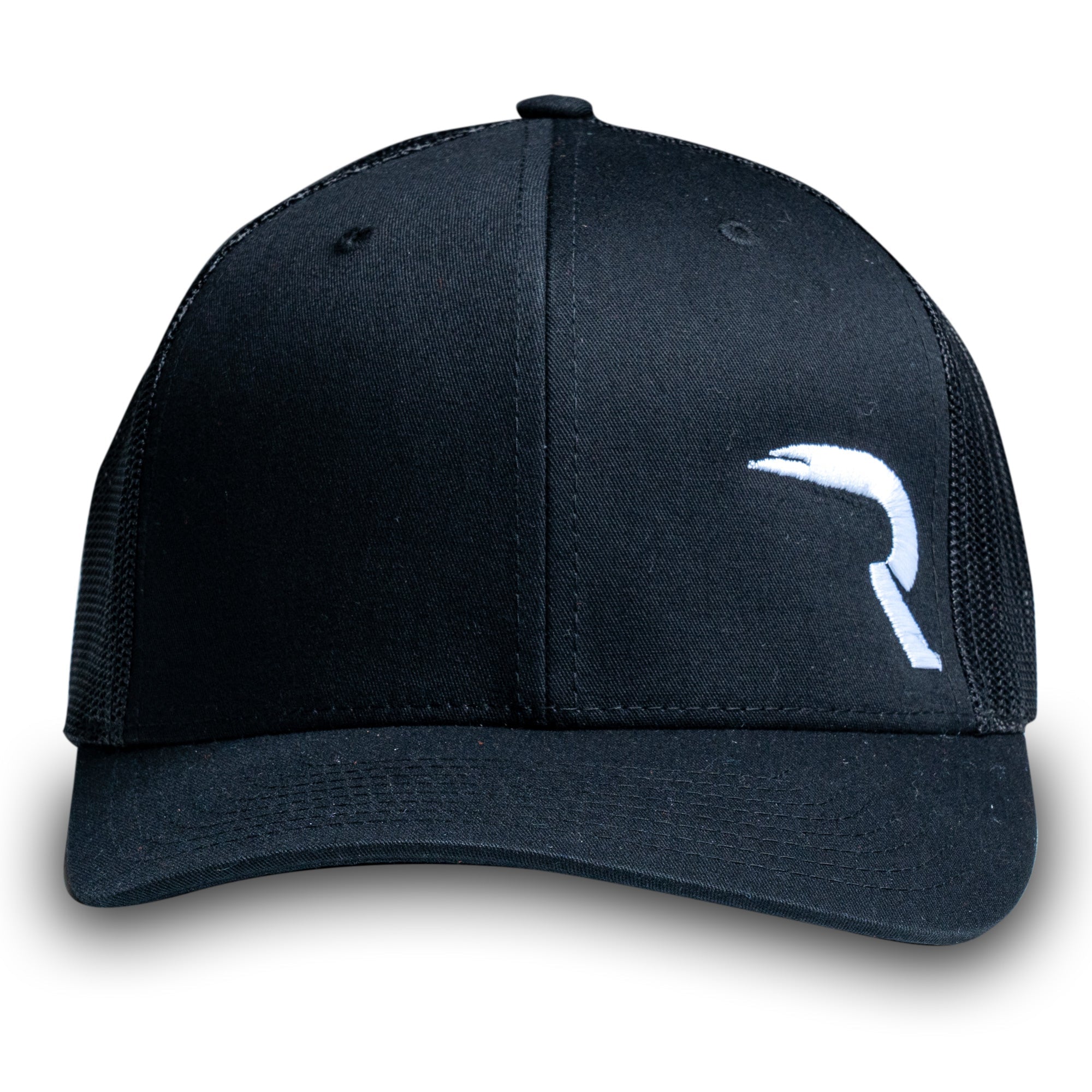 RECON "R" Trucker Snapback Hat - Black