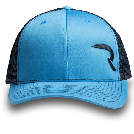 RECON "R" Trucker Snapback Hat - Teal/Black