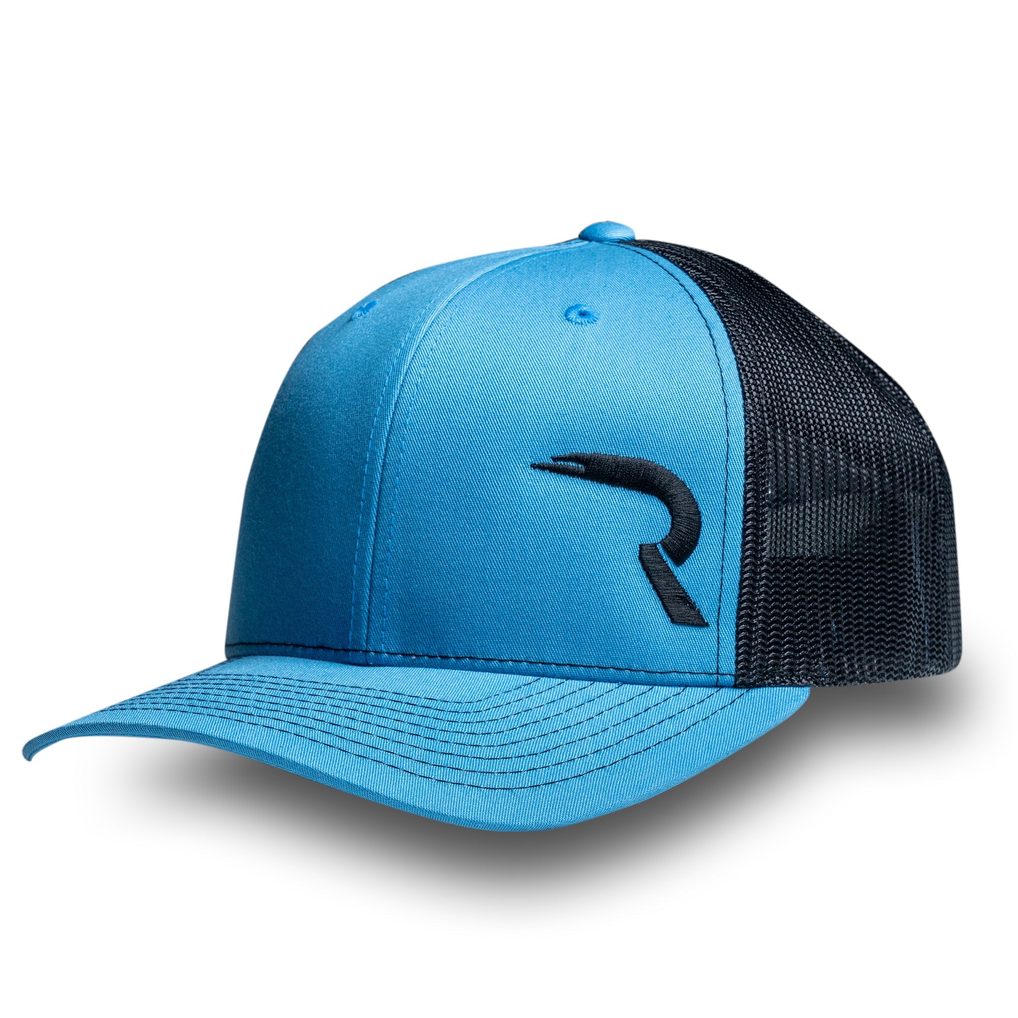 RECON "R" Trucker Snapback Hat - Teal/Black