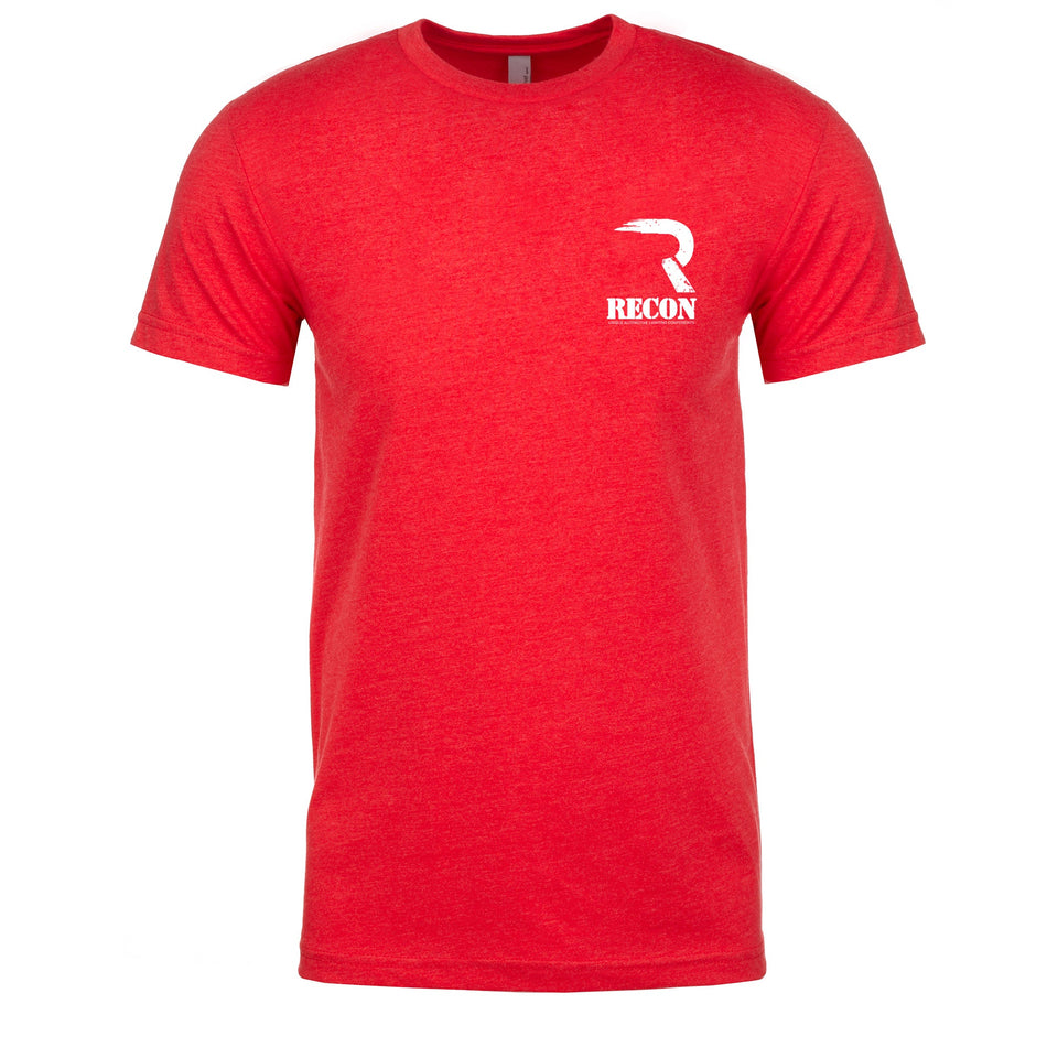 Illustrated Florida T-Shirt - Red w/ White Print