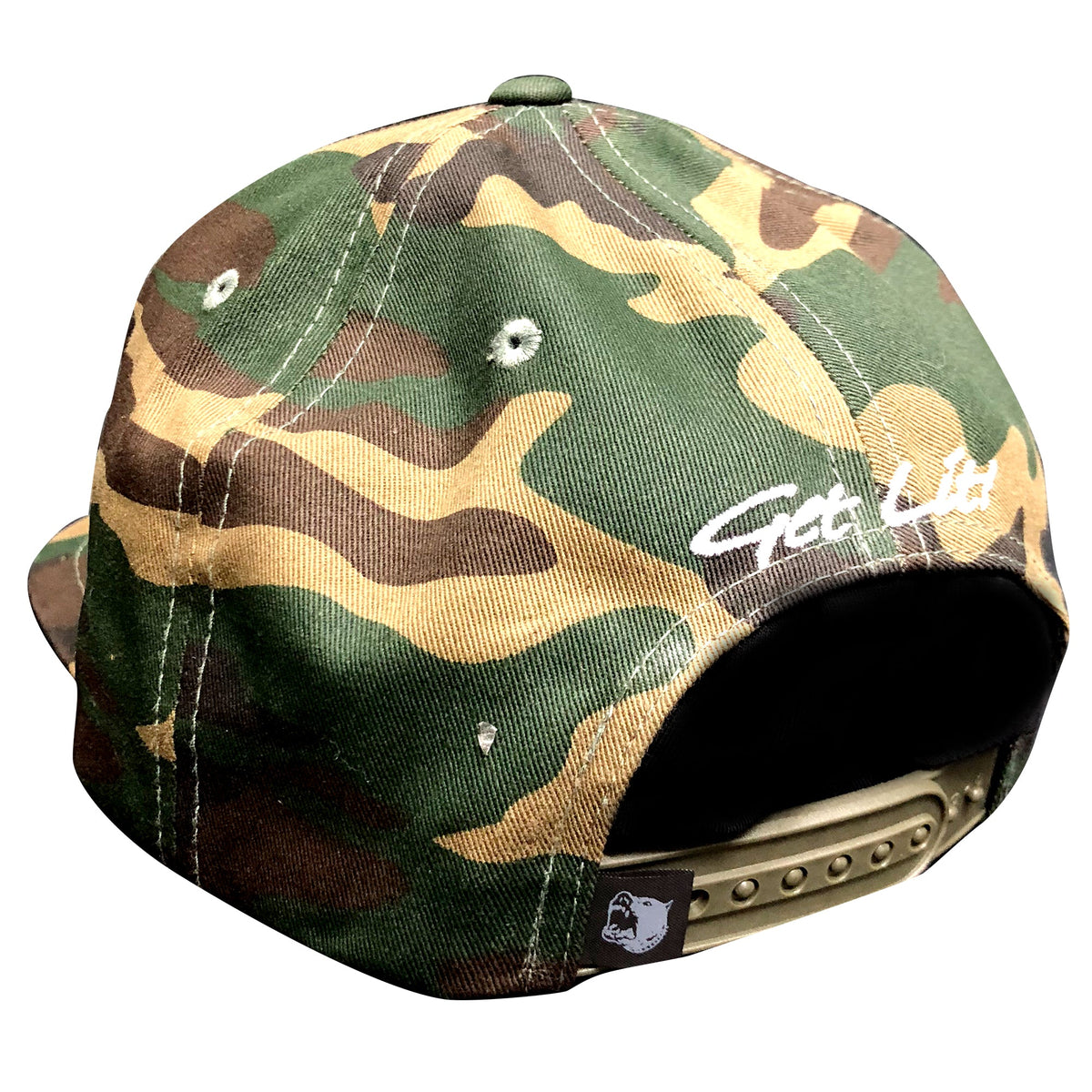 Uploaded ToRed Patch w/ White RECON Logo on Black Trucker Hat